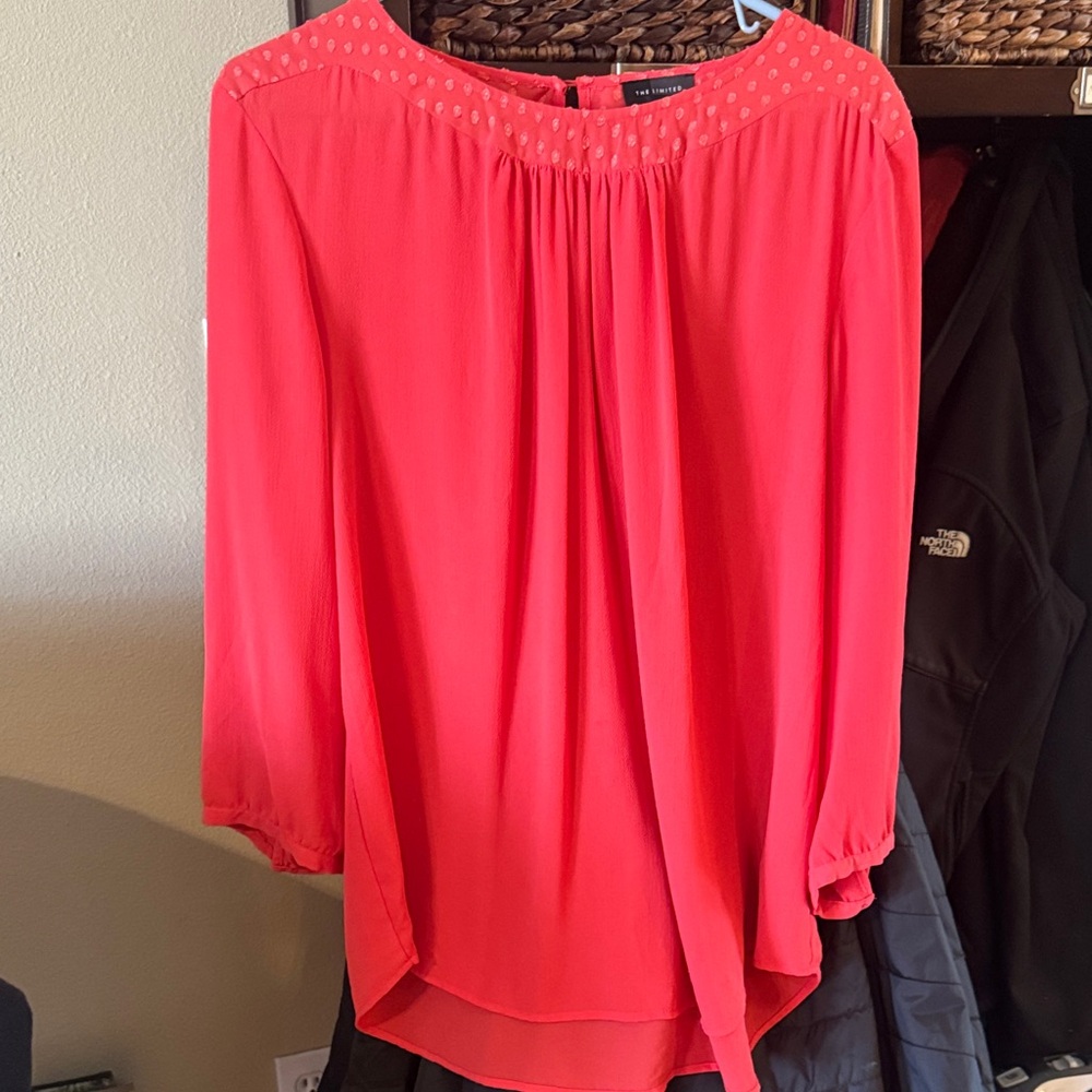 The Limited Coral Blouse